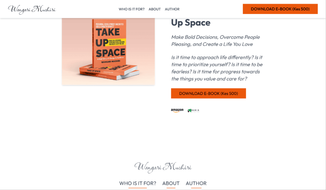 Wangari Muchiri Books screenshot one